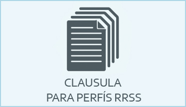 Cláusula adicional para perfís RRSS